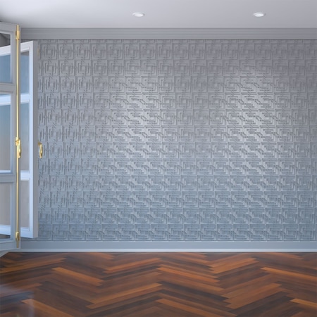 Ekena Millwork Extra Small Norwood Decorative Fretwork Wall Panels in Architectural PVC, 7 3/8"W x 7 3/8"H x 3/8"T WALP08X08NWD